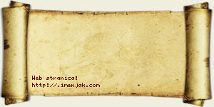 Janoš Kaić vizit kartica